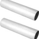 QWORK Straight Intercooler Pipe, 2 Pack Aluminum Pipe Tube Intercooler Pipe, OD 3"(76mm), Length 11.8" (300mm), Air Intake Tube, Brushed