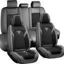 Full Set for Toyota bZ Seat Covers 2026, Black-Gray