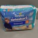 Pampers Swim Diapers - Splashers - Size 4, 18 Count, Gap-Free Disposable Baby Swimming Pants
