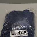 Exclusivo Mezcla Extra Large Fleece Throw Blanket for Couch, 50x70 Inches Stylish Jacquard Soft Throw Blanket, Fuzzy Cozy Lightweight for Winter, Navy Blue