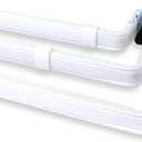 Lockseam Triple Curtain Rod 28-48 inch