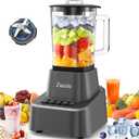 Blender for Shakes and Smoothies With 54oz Glass Jar, 4 Speed Settings, Countertop Blender for Frozen Fruit Drinks, Smoothies, Sauces, 750 Watts