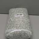 Yimobra Toilet Rugs U Shaped Washable 24x20, Ultra Soft and Water Absorbent Bath Mats, Non Slip Fluffy Shaggy Luxury Microfiber Contour Bath Rugs for Toilet, Dry Quick, Light Green and White