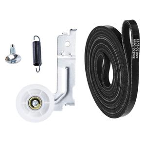 Upgraded Pulley Belt Parts for Samsung Dryer, 6602 001655 Dryer Belt and DC93-00634A Idler Pulley [Enhanced ],DC61-01215B Tension Spring,Replacement dv45h7000ew,dv48h7400ew,dv42h5000ew,dv48j7700ew