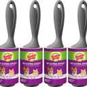 Scotch-Brite Pet Hair Pickup Extra Sticky Lint Roller, Designed for Removing Fur + Fluff on Couches, Clothes, Dog and Cat Beds, & More, 4 Pack, 192 Easy-Tear Adhesive Sheets Total