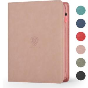 Card Binder with 1024 Cards,16 Pocket Trading Card Binder Includes 32 Page Storage Sleeves,Collection Card Album,Card Holder to Organize and Protect Cards,Pink