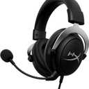 HyperX CloudX, Official Xbox Licensed Gaming Headset, Compatible with Xbox One and Series X|S, Memory Foam Ear Cushions, Detachable NoiseCancelling Mic, inline Audio Controls,Black/ Silver