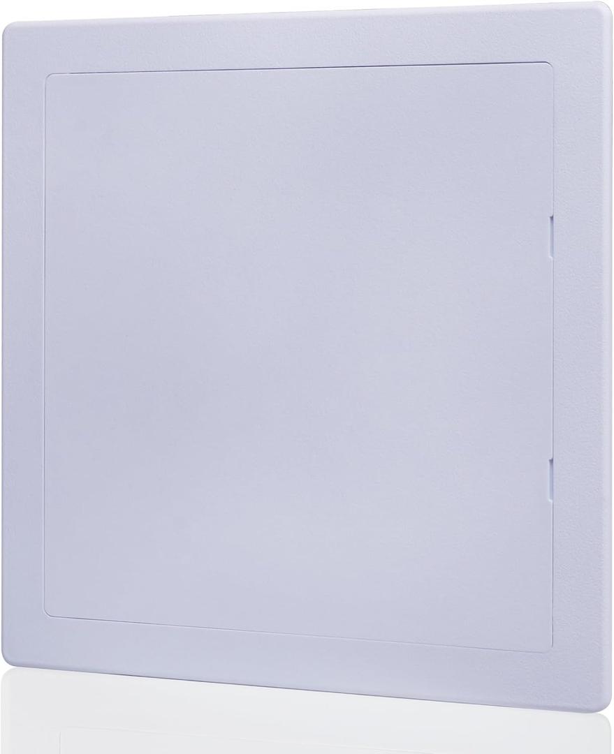 Suteck Plumbing Access Panel for Drywall Ceiling 16 x 16 Inch Reinforced Plastic Wall Access Doors Removable Hinged White