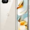 JETech Case for Google Pixel 9a 6.3-Inch 2025, Non-Yellowing Shockproof Bumper Protective Phone Cover, Anti-Scratch Hard PC Back (Clear)