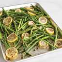Nordic Ware Naturals 3 Piece Set - USA Made Aluminum Commercial Quality Sheet Pan for Baking or Roasting, Encapsulated Galvanized Steel Rim Prevents Warping; Half Sheet, Jelly Roll and Quarter Sheet