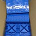Keltrion 12 Packs Camper/ RV Leveling Blocks Suitable for 4 Wheels Interlocking and Anti-Slip Design with Carrying Bag Heavy-Duty for Camper Travel Trailer Blue