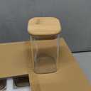 TBWIND 12 Pack 8 oz Square Glass Spice Jars with Lids and Labels  Airtight Small Spice Containers Set, Clear Glass Storage Jars for Seasoning, Spices, Kitchen Pantry Organization