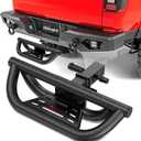 Nilight Universal Hitch Step Textured Black Drop Trailer Hitch Step Fit 2 Inch Receiver with Hitch Lock Stabilizer Towing Bar Rear Bumper Guard Rated up to 350 Lbs for Pickups Trucks Vans SUVs ATVs