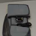 ALLJOY 67" Cordless Heating Pad for Back Pain Relief FSA Eligible HSA, Christmas Gifts for Women Men Mom Dad, Portable Lower Back Massager with 3 Heat 5 Vibration, Wireless Heating Pad for Cramps (Grey)