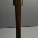 Heavy Duty Curtain Rods - 1 1/4" Large Diameter Premium Nonadjustable Curtain Rod - 36in/3ft Custom Window Treatment Rods with Durable Aluminum Brackets and End Caps,Gold Finish