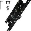 2 Point Bolt Mortise Lock Body Replacement Parts Fit Pella Storm Door Handleset, Matte Black