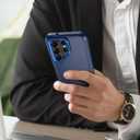 for Samsung Galaxy S26 Ultra Case [Shockproof] [3-Layer][Military-Grade] Full Body Protection Rugged Heavy Duty Cover Case for Galaxy S26 Ultra 5G,Dark Blue