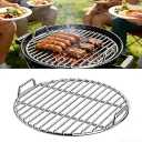 Stainless Steel Grill Grate - 11.02", 12.99", 14.96" Sizes - Heavy-Duty Round Replacement for 55 Gallon Drum, Smokers & Custom BBQ Setups (14.96inch)