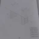 DWVO 63'' Dining Table for 4-6 People Modern Rectangular Kitchen Table with Solid Wave Curved Legs Large Cream White for Dining Room Kitchen Home Office Apartment Office White