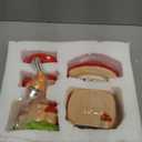 Hacaroa 3 Pack Ceramic Hamster Hideout, Mushroom Shape Guinea Pig Food Bowl Cute Water Bottle with Stand, Cool Hamster Bed House Small Animal Cage Accessories for Dwarf Hamsters, Mice, Gerbils