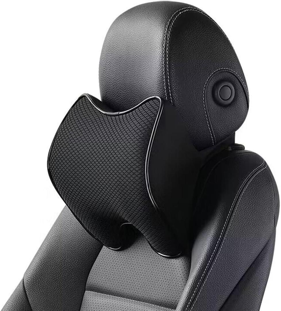 Car Neck Support Pillow,Car Neck Pillow for Relieving Neck Fatigue 100% Soft Memory Foam,Ergonomic Design