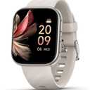 FITVII Health & Fitness Tracker (Answer/Make Calls), Smart Watch with 24/7 Heart Rate and Blood Pressure, Sleep Tracking, Blood Oxygen Monitor, 120+ Sport Modes Activity Tracker for Women Men (Grey)