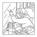 Soft Life: Cozy & Calming Coloring Book for Adults and Teens Featuring Gentle Daily Moments and Simple Joys (Girl Theme Coloring Book)