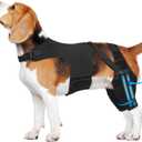 Dog Leg Braces for Back Leg, Adjustable Dog Knee Brace with 4 Stabilizers, Hip Support to Reduces Pain, Ligament Injuries & Luxating Patella & ACL CCL for Small Medium Large Dogs 2 Pack
