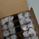 Creative Hobbies Box of 25 Colored Light Bulbs, Random Blinking, 7 Watt, C7 Candelabra Base -Great for Night Lights and Christmas Strings (Transparent)