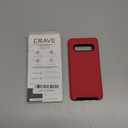 Crave Dual Guard Red Galaxy S10 Case - Shockproof, Dual Layer Protection for Samsung S10