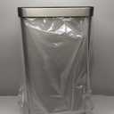EKO Nova Sensor Trash Can, 21 Gallon/80 Liter Stainless Steel Rectangular Touchless Motion Sensor Trash Can, Matte Metallic