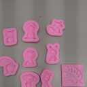 Animal Fondant Molds, Lion Rabbit Chocolate Molds, Giraffe Elephant Dinosaur Silicone Molds, Turtle Leaf Cake Decorating Molds for Cupcakes, Candy, Cookies, Soap, Candles, Epoxy, Clay Molds