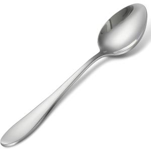 Hiware 16-Piece Stainless Steel Teaspoons - Spoons Silverware Set for Home, Kitchen or Restaurant, Mirror Polished, Dishwasher Safe, 6.5-Inch