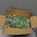 Dolicer 2Pcs 13Ft Artificial Eucalyptus Garlands with Flowers - 8 Roses, Faux Floral Greenery Garlands with 13Ft String Lights Fake Flowers Vines for Wedding Table Centerpieces Arch Party Decor (Red)