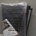 COSY HOMEER-Kitchen-Rugs 20"x48" Non-Slip Absorbent Soft Kitchen Runner Rug Polyester Kitchen Mats for Floor Washable Kitchens Standing Floor Mat for Sink Mat,Hallway,Laundry,Dark Grey