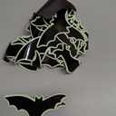 3 Sheets Glow in The Dark Halloween bat Decals Luminous Halloween bat Stickers Removable Bat Wall Decor Glowing Window Clings for Scary Halloween Theme Party Decorations