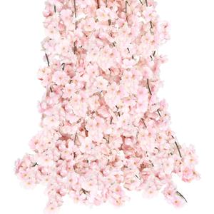 CEWOR 2pcs 11.8 Ft Fake Spring Cherry Blossom Garlands Artificial Flower Vines Silk Hanging Flowers for Wedding Party Backdrop Room Wall Decoration Japanese Kawaii Decor Indoor Outdoor CEWOR 2pcs 11.8 Ft Fake Spring Cherry Blossom Garlands Artificial Flower Vines Silk Hanging Flowers for Wedding Party Backdrop Room Wall Decoration Japanese Kawaii Decor Indoor Outdoor