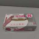 SANYU Disposable Vinyl Gloves, Powder-Free, Latex-Free, Non-Sterile, Cleaning, Housework, 4 mil, Clear, 100Pcs-Count