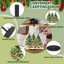 Christmas Tree Paper Towel Holders 11.8 Inches Vintage Paper Towel Holder Countertop Christmas Kitchen Countertop Decor for Holiday Kitchen Indoor