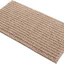 Yimobra Original Luxury Chenille Bath Mat, 36.2 x 24 Inches, Soft Shaggy and Comfortable, Large Size, Super Absorbent and Thick, Non-Slip, Machine Washable, Perfect for Bathroom, Light Brown