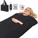 FAHKNS Infrared Sauna Blanket, Foldable Sleep Bag at Home, Portable Sauna Bag for Weight Loss and Detox, Red Light Blanket Full Body with Adjustable 30-60 Mins Timer, 95-176 , 5.8Ft X 2.6 Ft