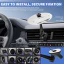 Car Cymbal Air Vent with Wooden Drum Stick Keyring, Mini Drum Crash Cymbal for Car Vent, Suitable for All Types of Vehicles, Funny Musical Cars Accessory for Drummer Music, Silver