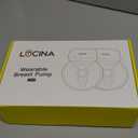 Wearable Breastfeeding Pump Hands Free of Long Battery Life, Portable Electric Breast Pump with 3 Modes and 9 Levels, LED Display, Anti-backflow, 16/18/20/22/24mm Flanges & Inserts, 2 Pack (Pink)