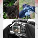 REFLEX CAMERA Universal Protective Waterproof DSLR/SLR Rain Cover with Drawstring Sleeves & Clear Viewing Window for Sony, Canon, Nikon, Panasonic, Lightweight Nylon Protection for All-Weather Outdoor