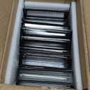 EHWINE 12 Pack Acrylic Sign Holder 4 x 6, Double Sided Black Picture Frame Stand up Table Top Sign Holders, Clear Display Stand Menu Flyer Holder for Wedding Party(Provide Non-slip Mats)