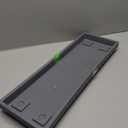 The HC Companies 23.5 Inch Venetian Rectangular Plant Saucer, Lightweight UV-Resistant Plastic Outdoor & Indoor Flower Pot Tray, 2-Pack Plant Pot Trays for Garden & Home Decor, Warm Gray