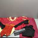 Adult/Kids Lord Costume Role Red Cloak Red Cap Outfit Halloween Cosplay Costume (X-Large)