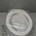 Carex Toilet Seat Riser, Elongated Raised Toilet Seat Adds 3.5 inches to Toilet Height, for Assistance Bending or Sitting, 300 Pound Weight Capacity Toilet Riser