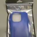 DOMAVER Case for iPhone 16 Pro 6.3'' Case Smooth Liquid Silicone Soft Gel Rubber Microfiber Lining Cushion Cover Shockproof Protective Phone Cases Compatible with iPhone 16 Pro- Klein Blue