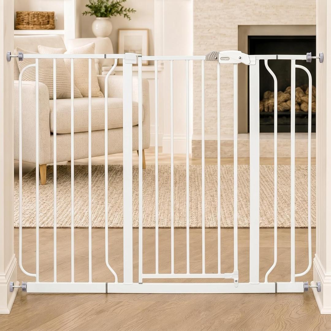 Regalo 36" Extra Tall and Wide Baby Gate, Bottom of Stairs & Doorways